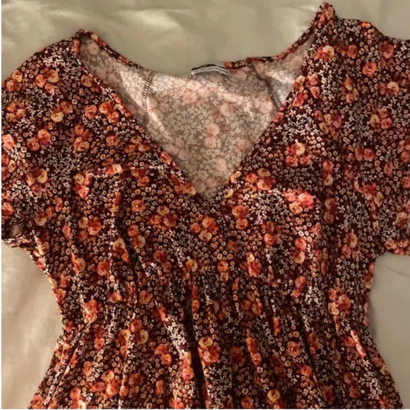 UO Julia Ruffle Hipster Hippie Art Chic Glam Party Cute Girly Classy Mini Dress - Picture 5 of 7